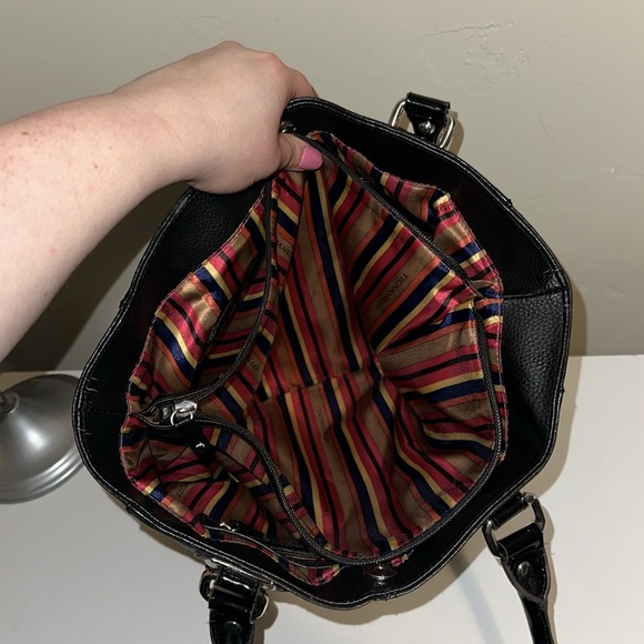 Tignanello Black Leather Large Tote EUC - Picture 9 of 11